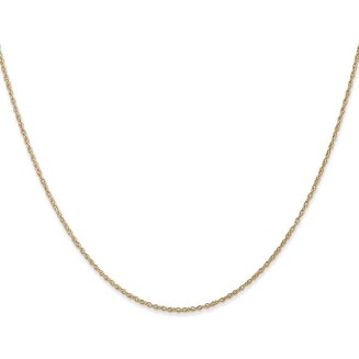 14k .8mm Light-Baby Rope Chain