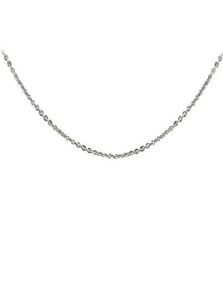 14k Solid Gold Cable Chain Necklace - 0.85mm or 1.00mm Options, Classic Yellow Gold Chain for Women and Men