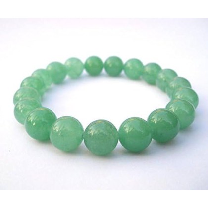 10 mm green aventurine bracelet magnetic bracelet aventurine gemstone stretch bracelet buddhist jewelry bohemian bracelet art bracelet
