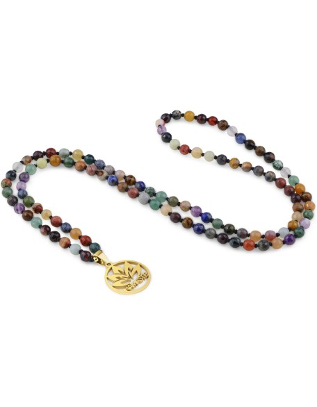 6mm Handmade Prayer 108 Mala Stone Beaded Necklace