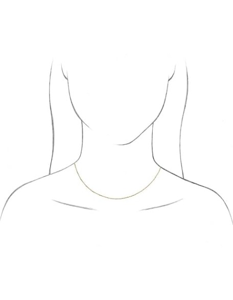 10k Yellow Gold 1mm Solid Rope Chain Necklace Fine Jewelry for Women Gifts for Her, 20"