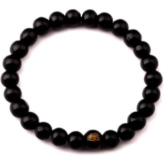 prayer beads buddhist prayer beads mala beads 1 Pc Buddhism Buddha Word Wood Beads Chakra Rosary Bracelet Man Woman Jewelry-red (Color : Red) (Color : Buddha Black)