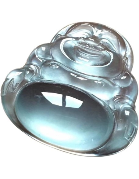 Jade Necklaces for Women Men, Jade Buddha Laughing Buddha Ice Buddha Jade Pendant Jewelry