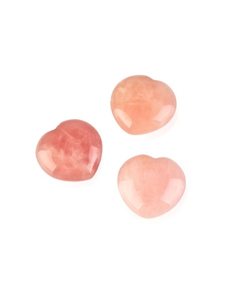 Rose Quartz Heart-Shaped Love Crystals - Love & Romance
