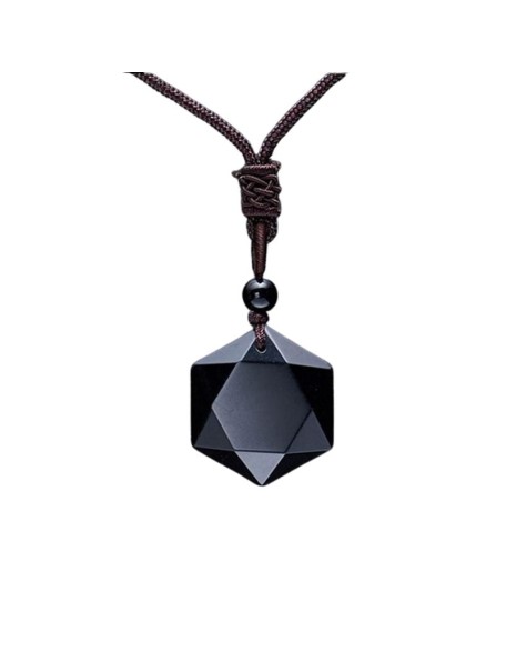 Black Obsidian Talisman - Necklace for Protection