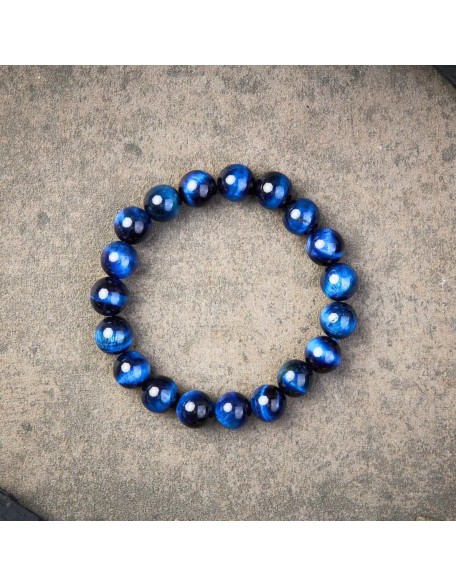 Blue Tiger’s Eye Bracelet - Confidence & Creativity