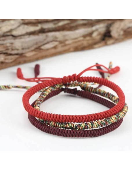 Tibetan Buddhist Knot Lucky Rope Bracelet