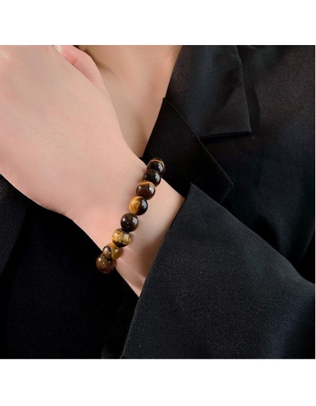 Gold Tiger Eye Bracelet - Power & Prosperity