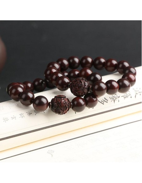 Sandalwood Bracelet Buddhist Meditation Beads - Peace & Concentration