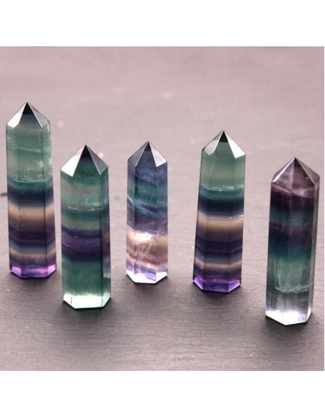 Rainbow Fluorite Wand - 7 Chakra Healing