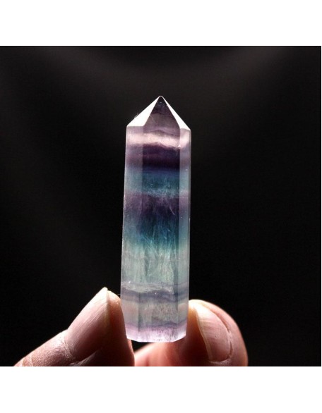 Rainbow Fluorite Wand - 7 Chakra Healing