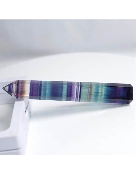 Rainbow Fluorite Wand - 7 Chakra Healing