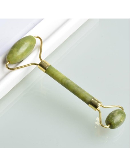 Green Jade Roller - Double Face Massager