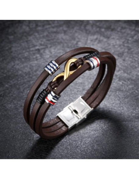 Leather Infinity Bracelet - Infinite Possibilities