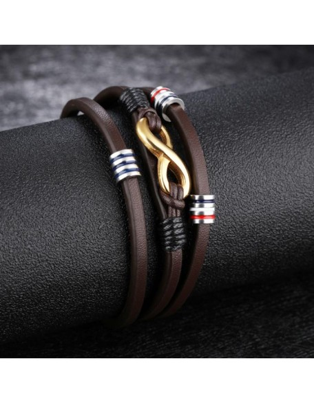Leather Infinity Bracelet - Infinite Possibilities