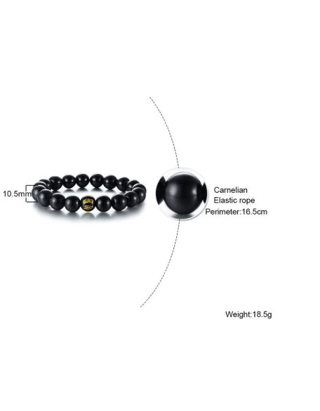 Grounding Agate and Lava Stone Bracelet Set