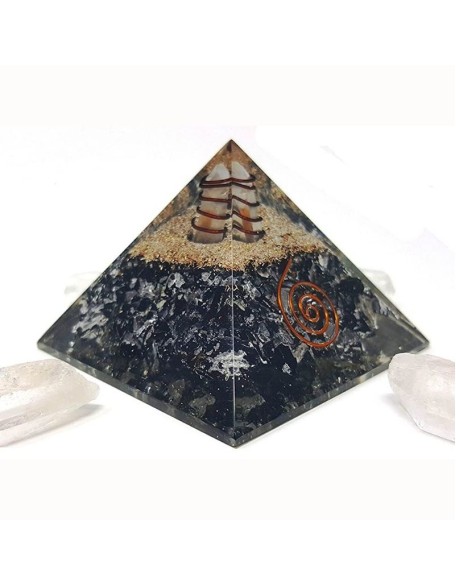 Black Tourmaline Orgone Protection Pyramid